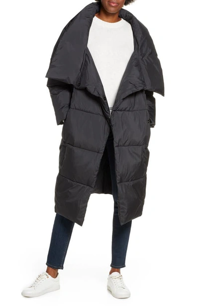 Ugg Catherina Water Resistant Hooded Puffer Coat In Black | ModeSens