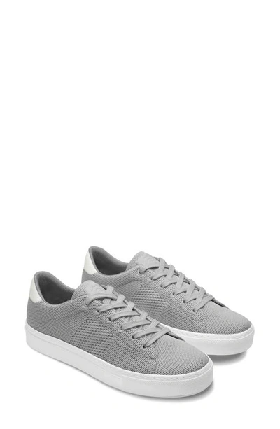 Shop Greats Royale Knit Sneaker In Grey/ White