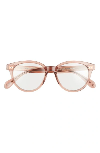 Diff Carly 48mm Round Optical Glasses In Cafe Ole