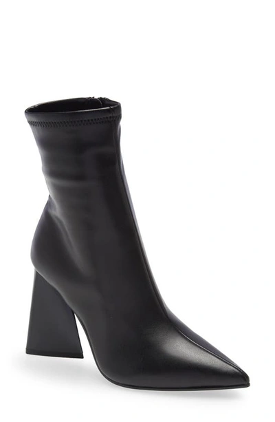 Steve Madden Ticker Pointed Toe Bootie In Black