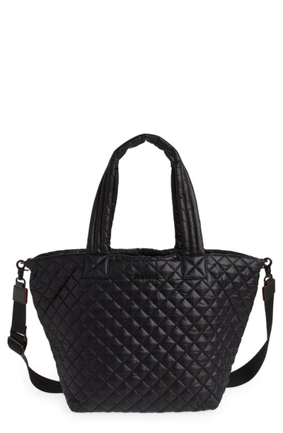 Mz Wallace Large Metro Tote Deluxe In Black