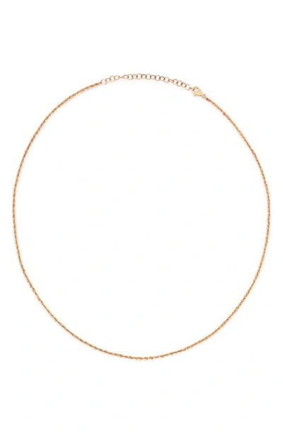 Shop Ef Collection Gold Twist Chain In Yellow Gold