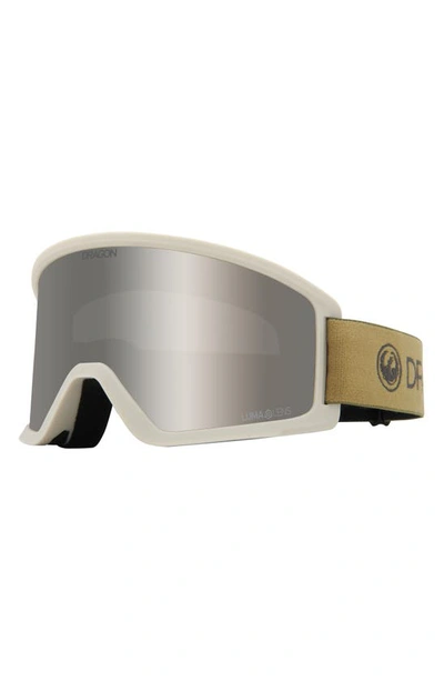 Shop Dragon Dx3 Otg Snow Goggles With Ion Lenses In Blockbiege Llsilverion