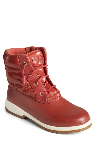 Shop Sperry Maritime Repel Water Resistant Bootie In Red
