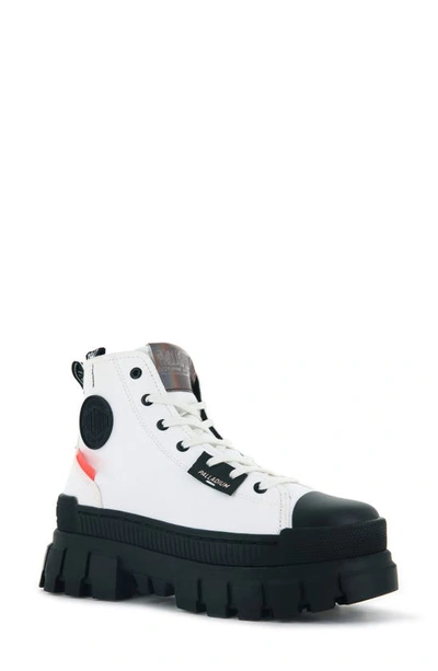 Shop Palladium Revolt Platform Sneaker In Star White
