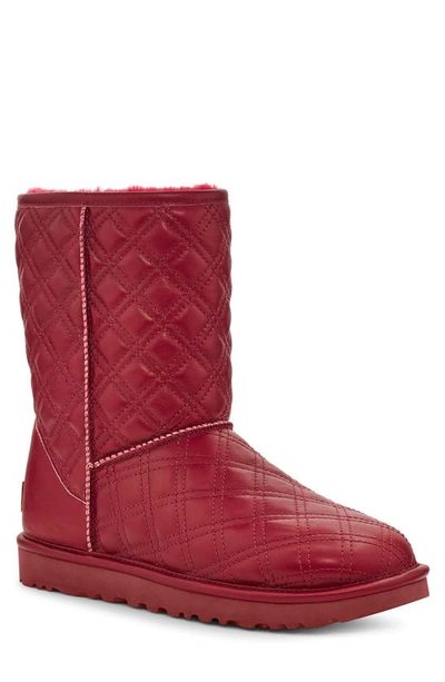 UGG CLASSIC GENUINE SHEARLING LINED QUILTED BOOTIE 1121212