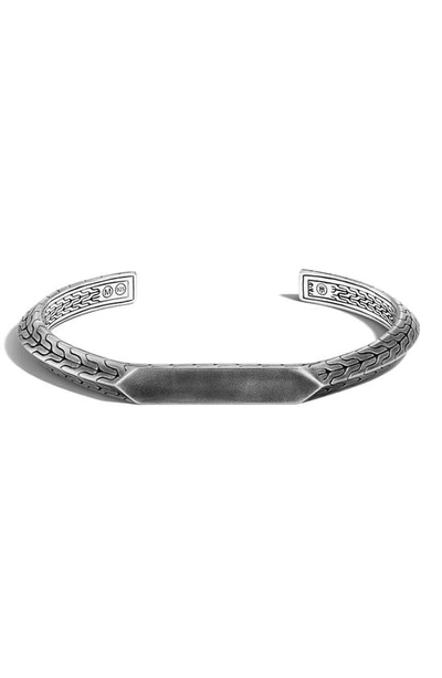 John Hardy Tiga 7mm Sterling Silver Cuff Bracelet In Silver