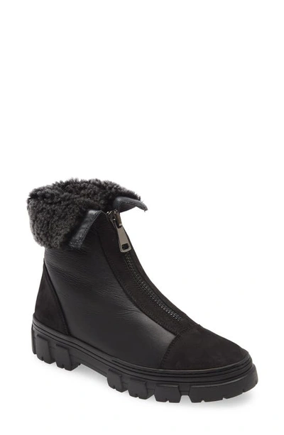 Shop Paul Green Juno Bootie In Black Double Face Combo