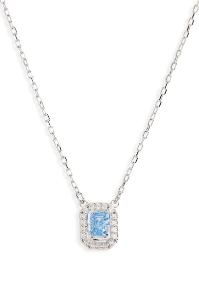 Shop Swarovski Millenia Crystal Pendant Necklace In Blue