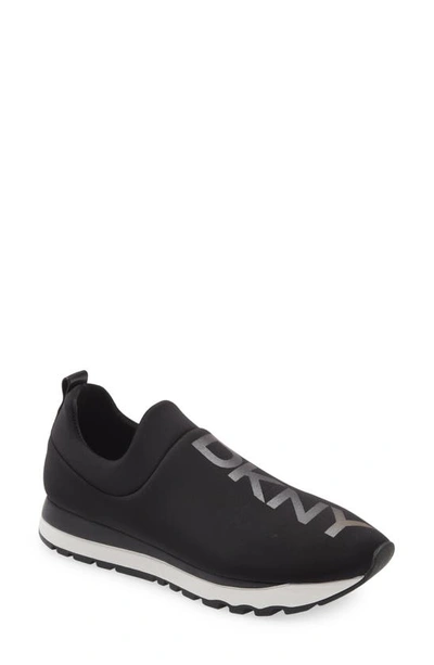 Shop Dkny Jadyn Slip-on Sneaker In Black