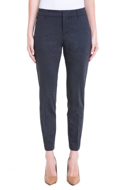 Shop Liverpool Kelsey Knit Trousers In Grey Heather Tweed