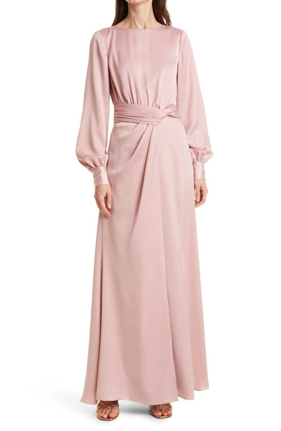 Ted baker pink long sleeve dress sale