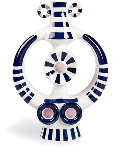 Shop Sargadelos Botijo No 4 Porcelain Figure In Blue