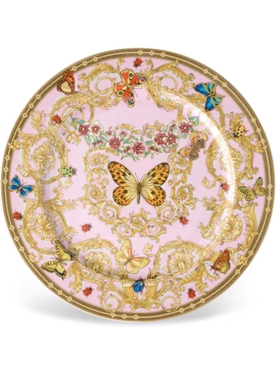 Shop Versace Le Jardin De  Service Plate (30 Cm) In Multicolour