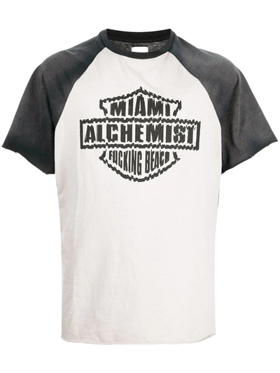 Shop Alchemist Graphic-print T-shirt In Grey