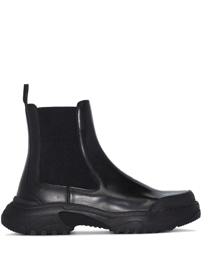 Shop Gmbh Workwear Chelsea Boots In Black