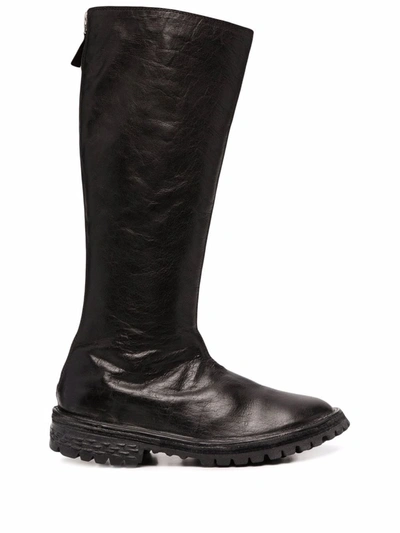 Shop Moma High Boots In Black