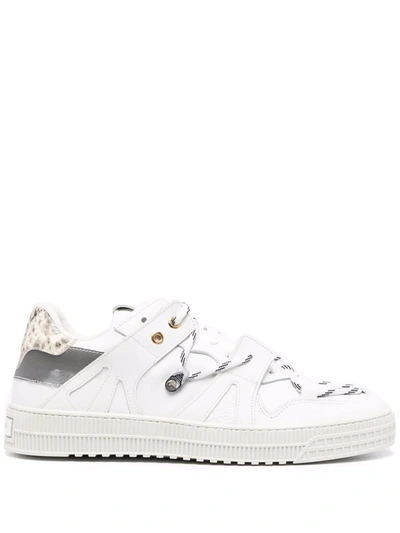 Shop Giuliano Galiano Jeson Leather Low-top Sneakers In White