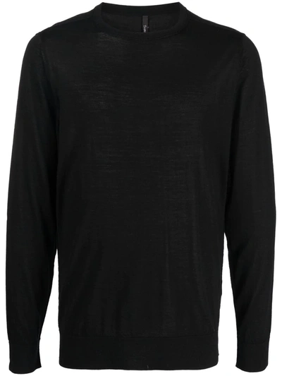 Shop Transit Fine-knit Jumper In Black