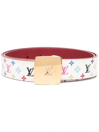 Louis Vuitton, Accessories, Louis Vuitton X Takashi Murakami Multicolor  Monogram Belt