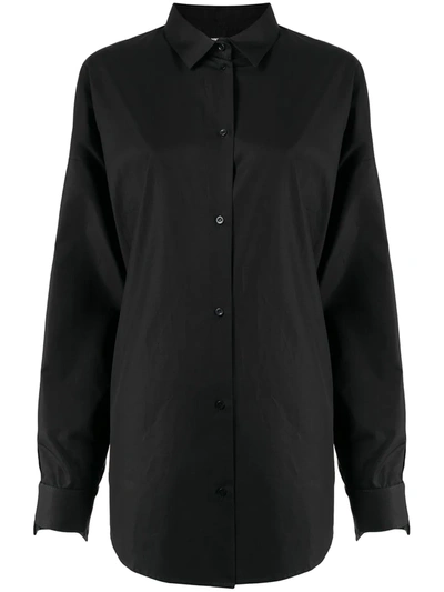 Shop Boyarovskaya Wide Style Shirt In Black