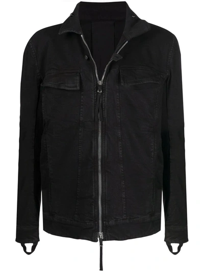 Shop Boris Bidjan Saberi Tejana Zip-up Windbreaker In Black