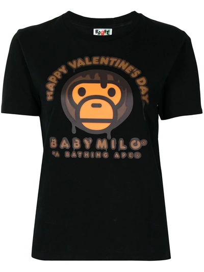 Shop A Bathing Ape Graphic-print T-shirt In Blue