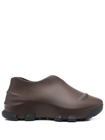 Shop Givenchy Monumental Mallow Sneakers In Brown