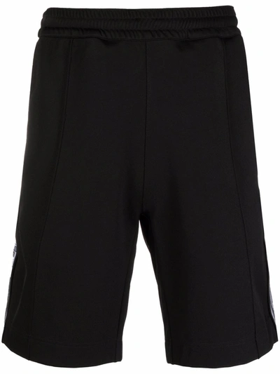 Shop Givenchy Side Stripe Shorts In Black