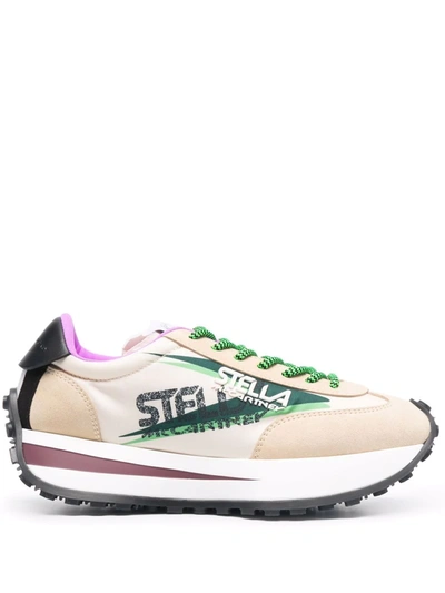 Shop Stella Mccartney Reclypse Recycled-polyester Sneakers In Neutrals
