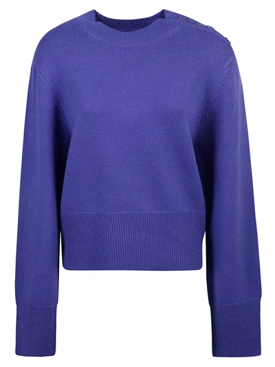 Shop Equipment Loose Fit Sweater In Royal Blue