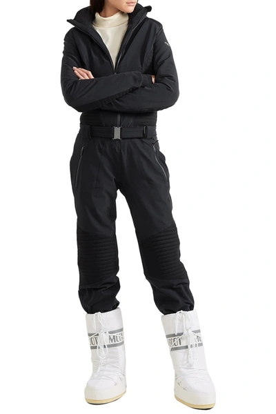 Shop Kjus Sella Belted Ski Suit In Black