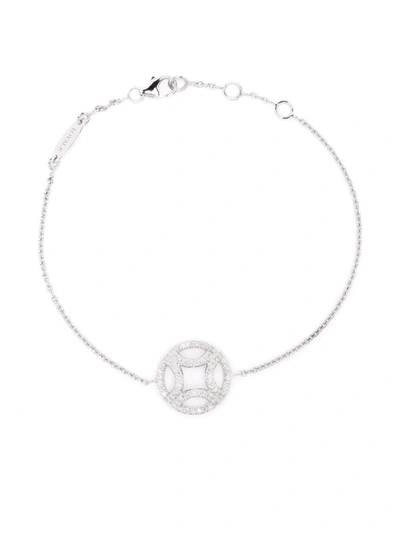 Shop Loyal.e Paris 18kt Recycled White Gold Perpétuel.le Diamond Bracelet In Silber