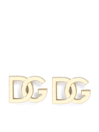 Shop Dolce & Gabbana 18kt Yellow Gold Earrings