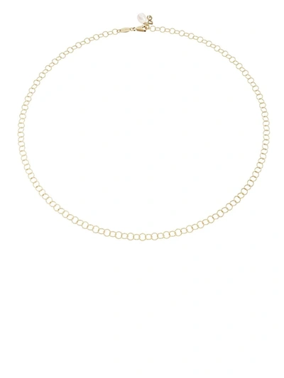 Shop Dolce & Gabbana 18kt Yellow Gold Alphabet Necklace