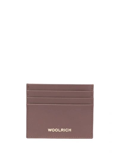 Shop Woolrich Tartan Check Print Cardholder In Braun