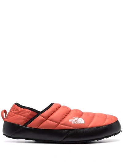 Shop The North Face Padded Slip-on Trainers In Orange