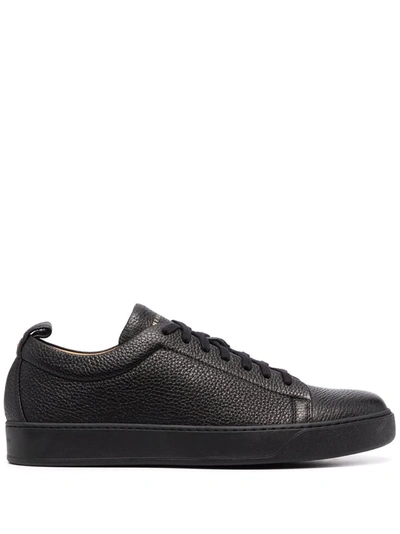 Shop Henderson Baracco Connor Pebbled Sneakers In Braun