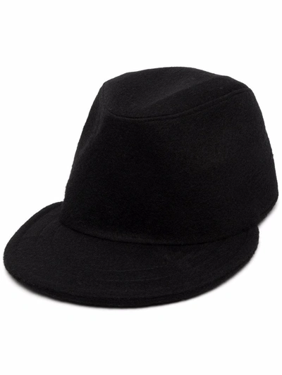 Shop Ader Error Colombo Fedora-shaped Cap In Black