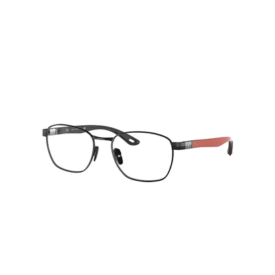 Shop Ray Ban Eyeglasses Unisex Rb6480m Scuderia Ferrari Collection - Red Frame Clear Lenses Polarized 52-18