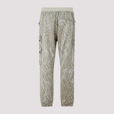 Shop Stone Island Fleece Pants In Nude &amp; Neutrals