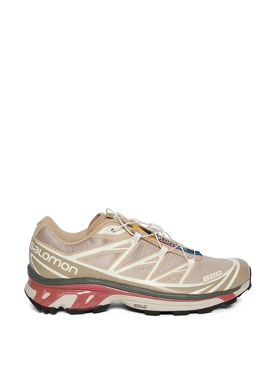 Shop Salomon Xt-6 Advanced Sneaker Safari And Vintage Khaki