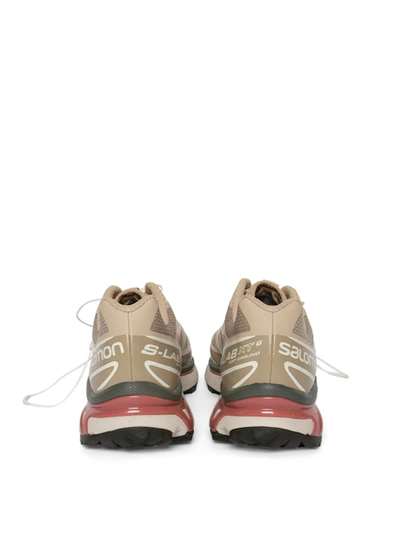 Shop Salomon Xt-6 Advanced Sneaker Safari And Vintage Khaki