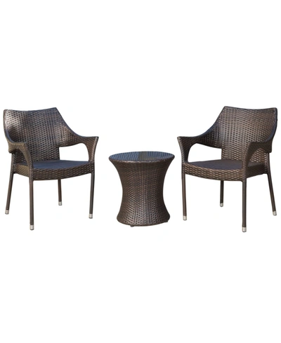 Shop Noble House Alameda 3 Piece Outdoor Chat Set