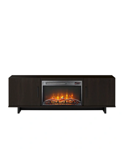 Shop A Design Studio Fleur Tv Stand With Fireplace For Tvs Up To 60"