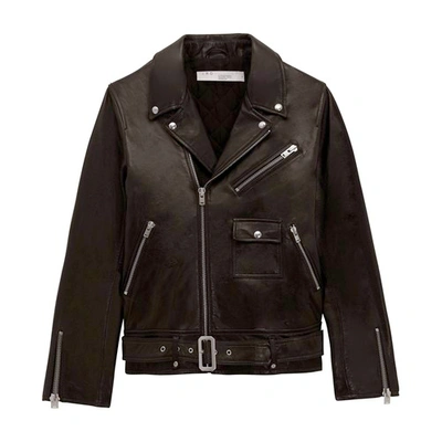 IRO FORD LEATHER JACKET IRO6A754BCK