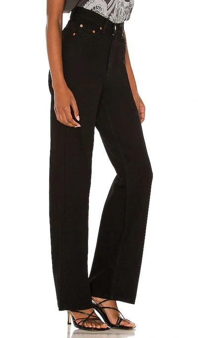Dr Denim Echo Straight In Black