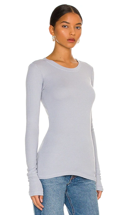 Lamade Long Sleeve Crew Neck Top In Quarry