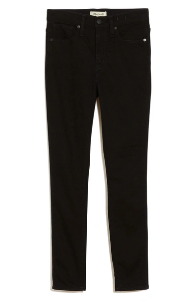 Madewell 10-inch High Waist Skinny Jeans In Black Frost