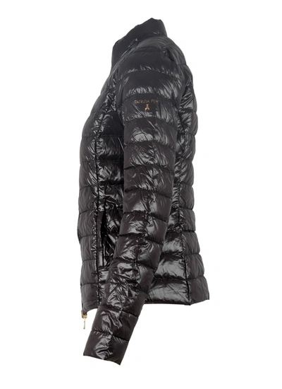 Shop Patrizia Pepe Women's Black Other Materials Outerwear Jacket